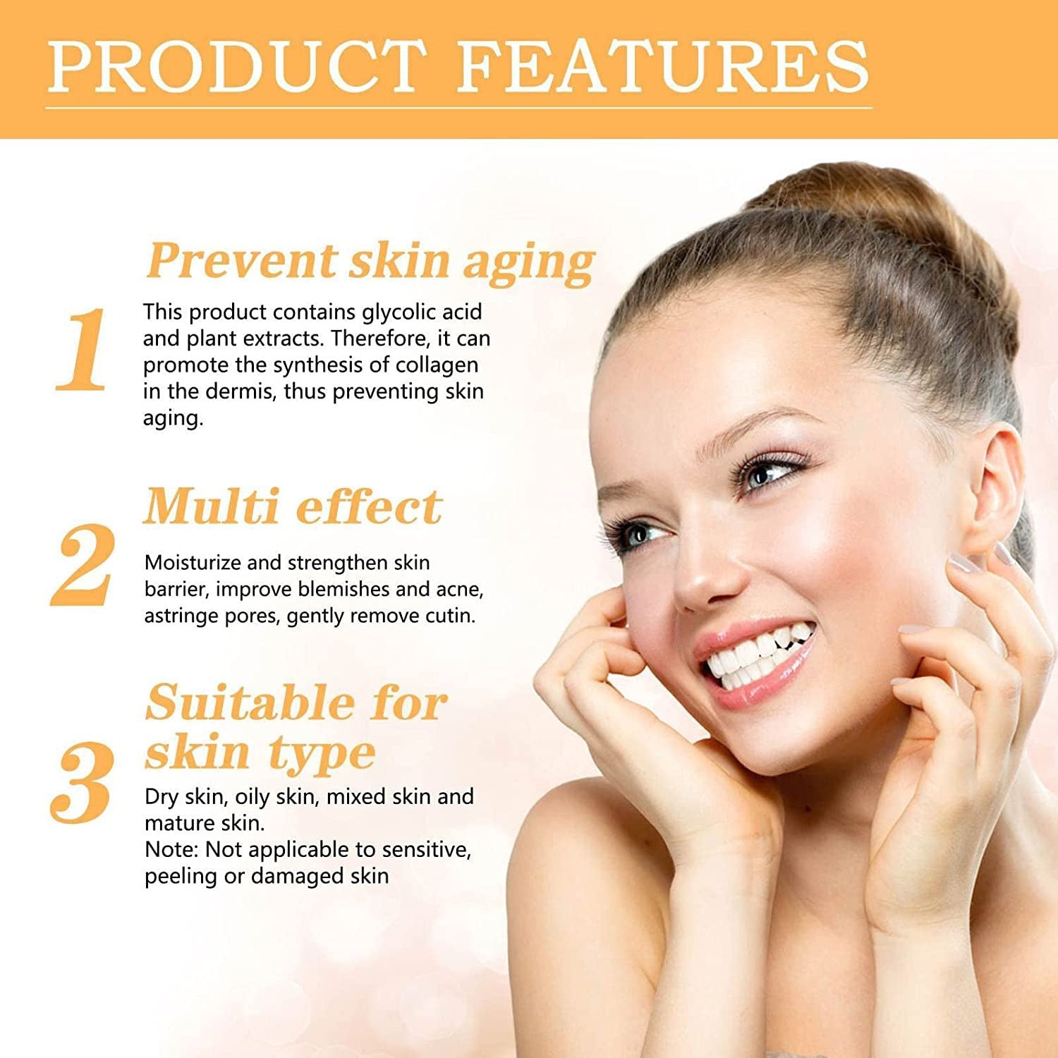 Anti-Closed Acne Skin Moisturizing and Skin Rejuvenation Lotion LA ROSE BEAUTY