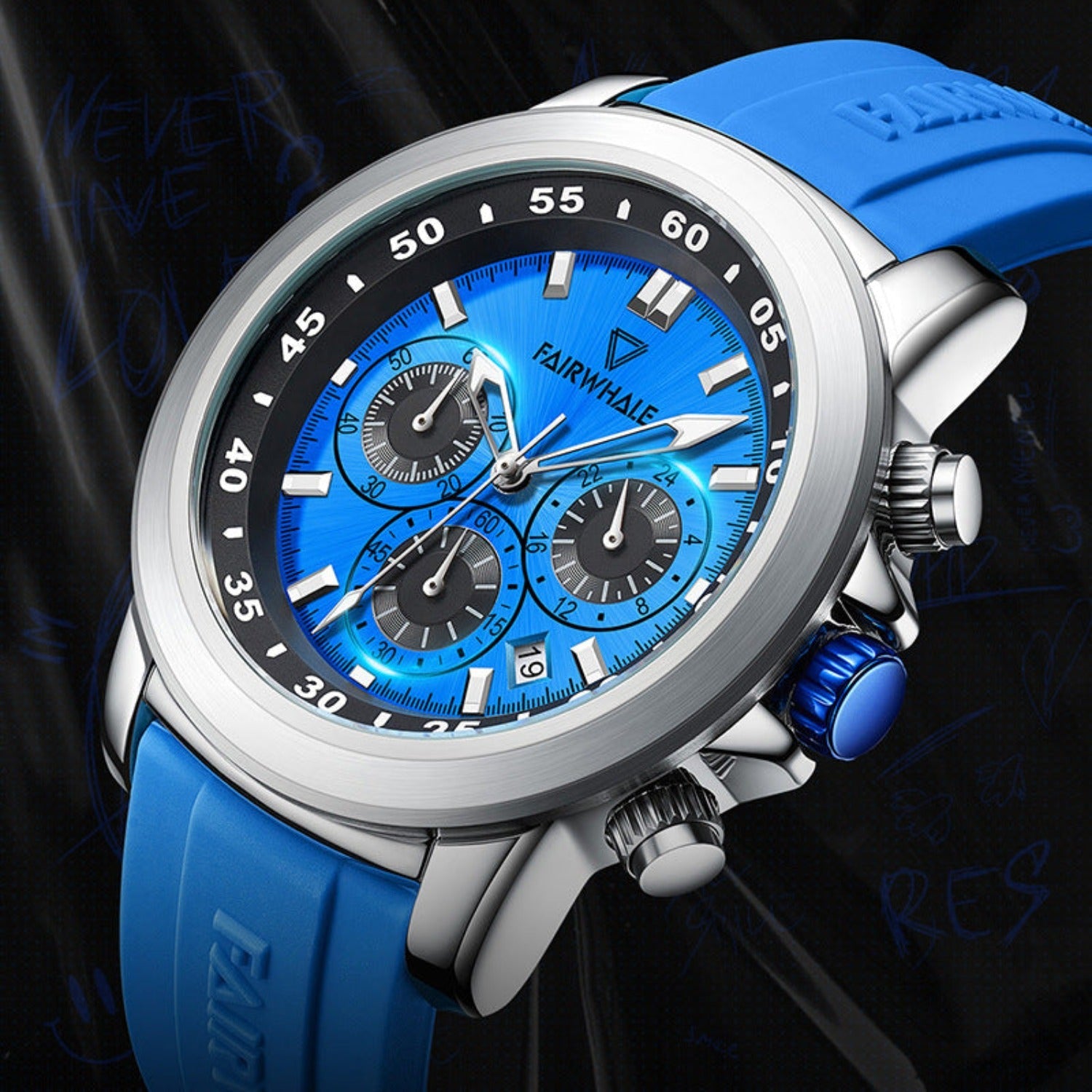 Luxury Men's Automatic Watch with Date Window, Luminous Hands, and Water Resistance LA ROSE BEAUTY