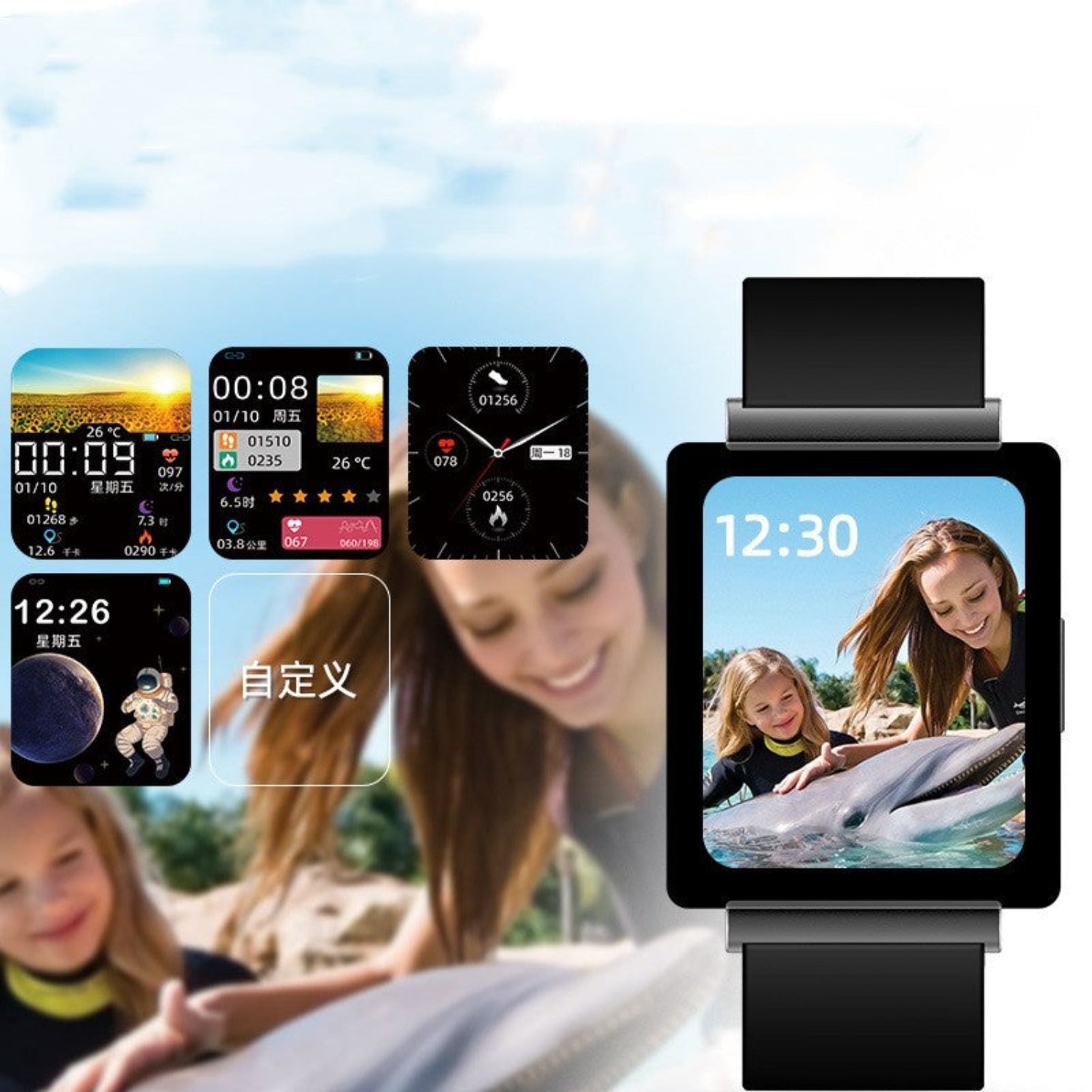 Smart Watch: Comprehensive Health Monitoring with Body Temperature, Blood Sugar, and Heart Rate Tracking LA ROSE BEAUTY